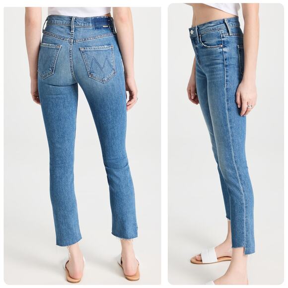 Mother Denim - Mother SUPERIOR The Mid Rise Dazzler Ankle Step Fray Something To Remember 26